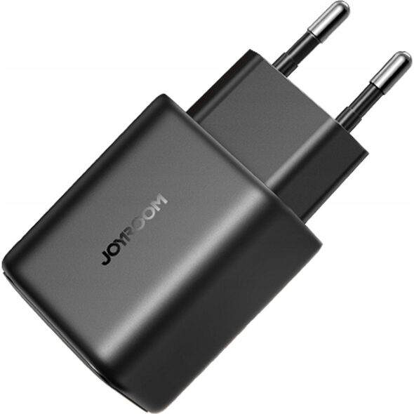 Ładowarka Joyroom Ładowarka Joyroom JR-TCF23 sieciowa USB-C 25W SFC / PPS / PD - czarna + kabel USB-C / USB-C 1m 14254270 6956116723453