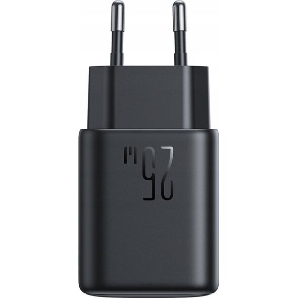 Ładowarka Joyroom Ładowarka Joyroom JR-TCF23 sieciowa USB-C 25W SFC / PPS / PD - czarna + kabel USB-C / USB-C 1m 14254270 6956116723453