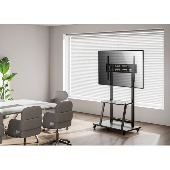 Art MOBILNY STOJAK+UCHWYT DO TV 37-100" 150KG S-13 ART Vesa 800x600 HEAVY DUTY one size 14255067 5906721172758