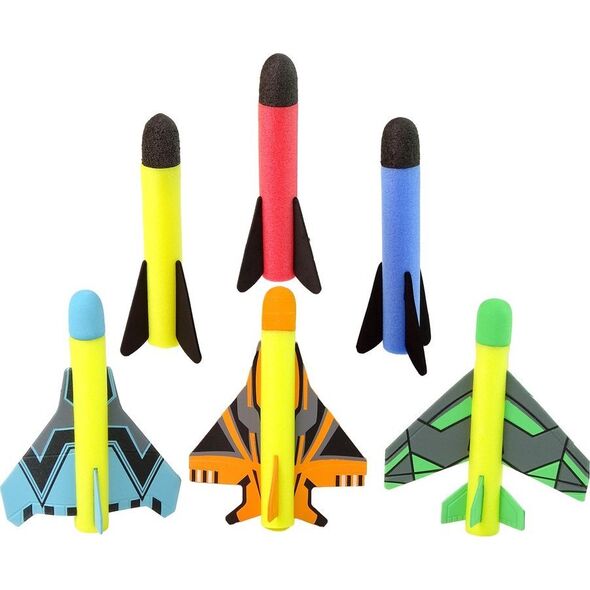 LeanToys Gra Wyrzutnia Katapulta Rakiet Piankowych Pompka LEAN Toys 14255169 5905214974473