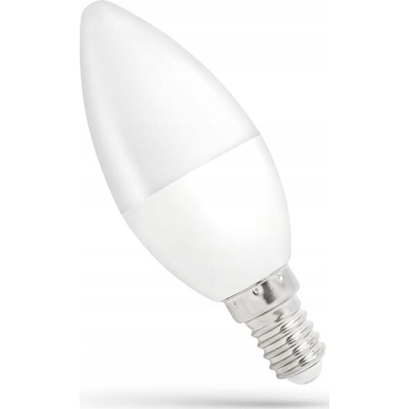 Wojnarowscy Żarówka Led świecowa E-14 230V 4W CW Spectrum 14265202 5904433129282