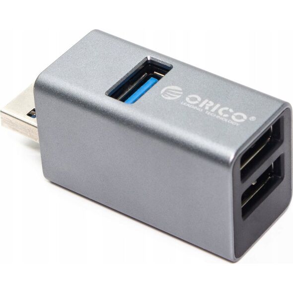HUB USB Orico Orico Hub USB 5Gbps mini 3xUSB-A aluminium 14265371 6954301192282