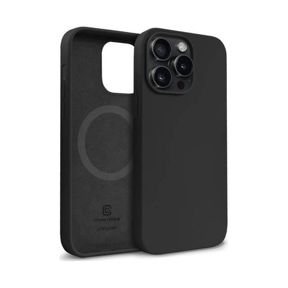 Crong Crong Color Cover Magnetic - Etui iPhone 15 Pro MagSafe (czarny) 14265863 5904310704472