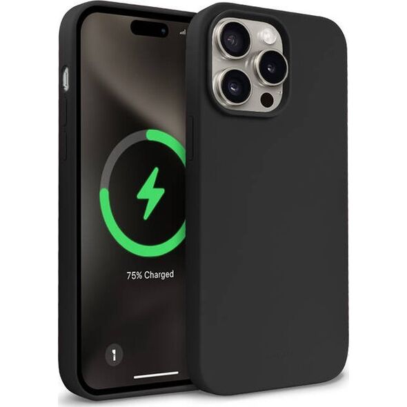 Crong Crong Color Cover Magnetic - Etui iPhone 15 Pro MagSafe (czarny) 14265863 5904310704472