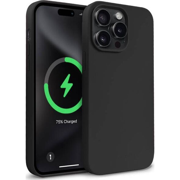 Crong Crong Color Cover Magnetic - Etui iPhone 15 Pro Max MagSafe (czarny) 14265864 5904310704519