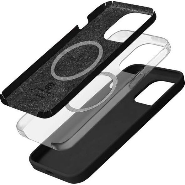 Crong Crong Color Cover Magnetic - Etui iPhone 15 Pro Max MagSafe (czarny) 14265864 5904310704519