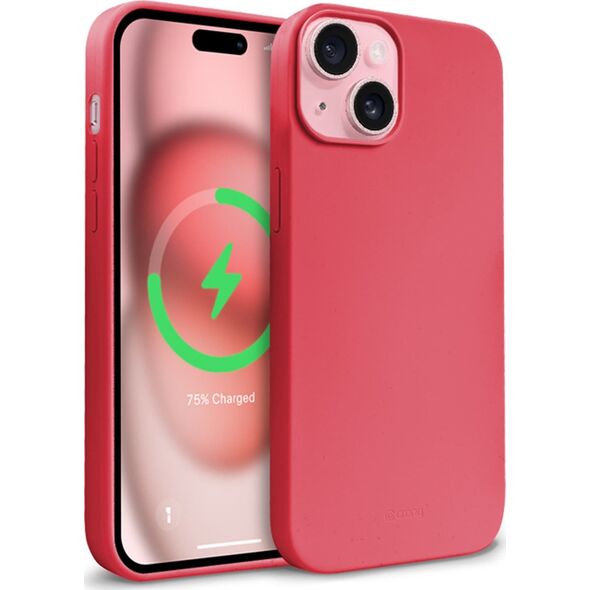 Crong Crong Color Cover Magnetic - Etui iPhone 15 Plus MagSafe (różowy) 14265871 5904310704465