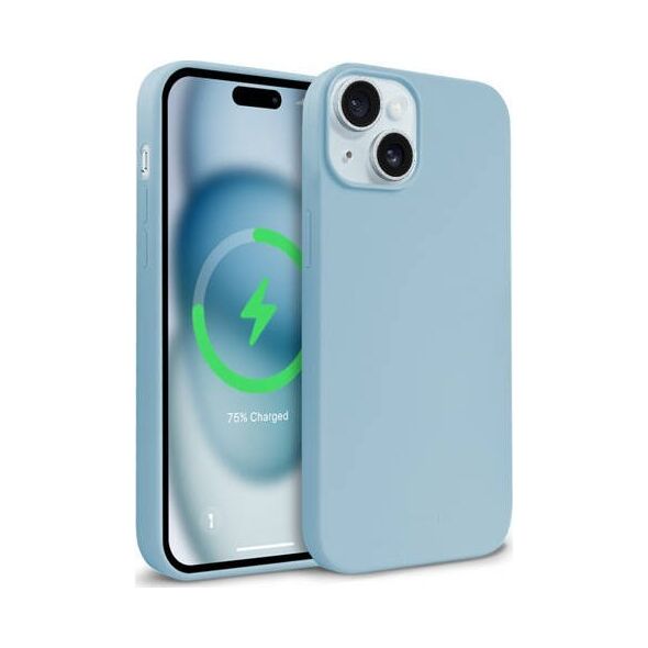 Crong Crong Color Cover Magnetic - Etui iPhone 15 MagSafe (niebieski) 14265902 5904310704410