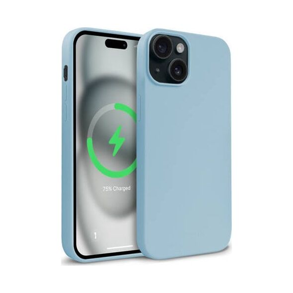 Crong Crong Color Cover Magnetic - Etui iPhone 15 MagSafe (niebieski) 14265902 5904310704410