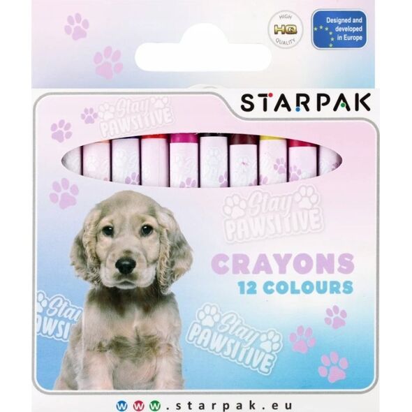 Starpak KREDKI WOSK 12KOL DOGGY STK 12/144 14266447 5905523622591