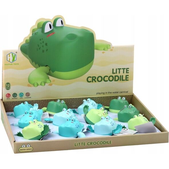 LeanToys Zabawka Do Kąpieli Nakręcana Pływający Krokodyl 14266493 5905991005582