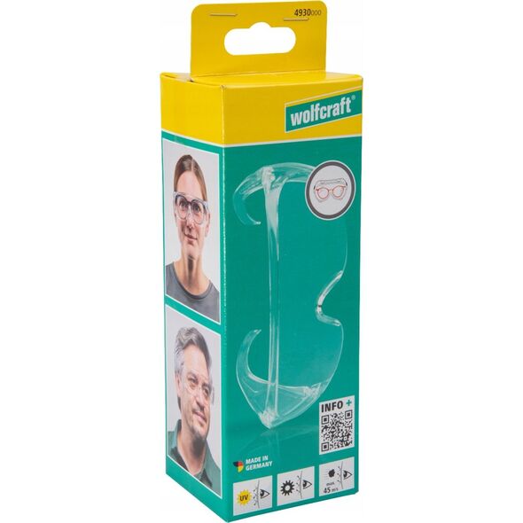 Wolfcraft Okulary ochronne Wolfcraft - Standard (CE) 14268520 4006885493001