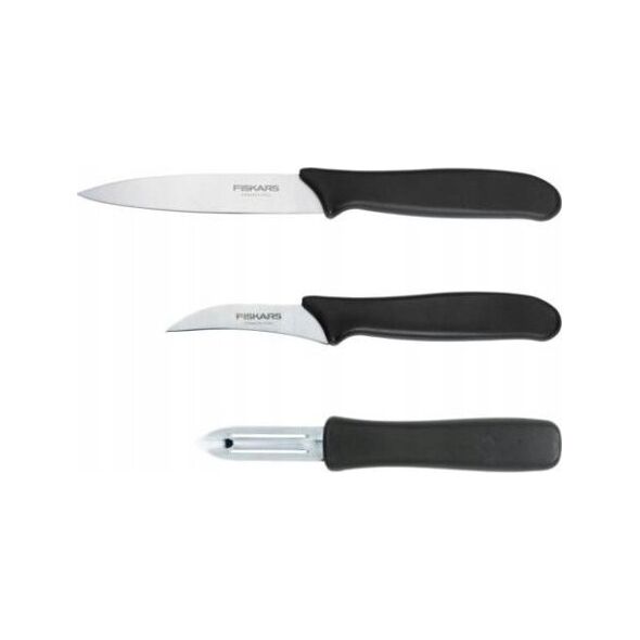 Fiskars FISKARS ZESTAW 3 NOŻY DO OBIERANIA ESSENTIAL 14268576 6424002015796