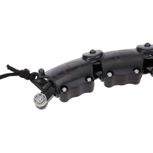 HMS ZESTAW HULA HOP HHW11 BLACK Z WYPUSTKAMI I OBCIĄŻNIKIEM + PAS BR163 BLACK PLUS SIZE HMS 14274675 5907695557695