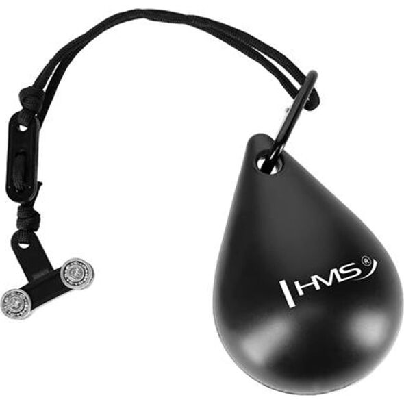 HMS ZESTAW HULA HOP HHW11 BLACK Z WYPUSTKAMI I OBCIĄŻNIKIEM + PAS BR163 BLACK PLUS SIZE HMS 14274675 5907695557695