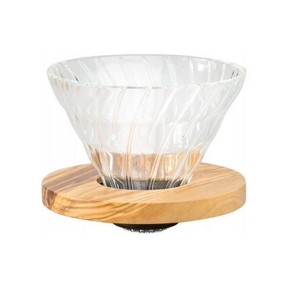 Hario Hario szklany Drip V60-02 - Olive Wood 14280282 4977642736696
