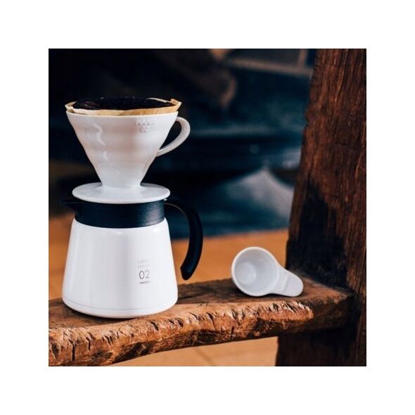 Hario Hario ceramiczny Drip V60-02 Biały 14280340 4977642143364