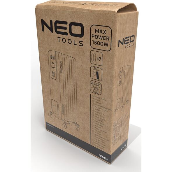 Grzejnik Neo Grzejnik olejowy 1500W 7 żeber 14286781 5907558476668