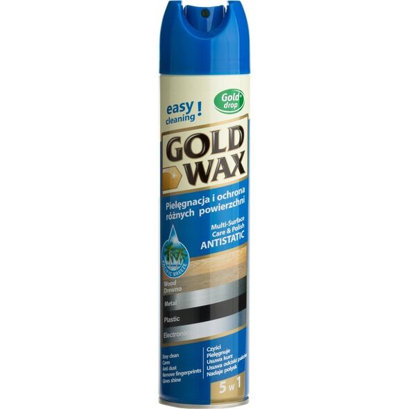 Gold Wax Gold Wax - Płyn do czyszczenia i pielęgnacji mebli w spray'u - 400 ml 14292520 5901474004066