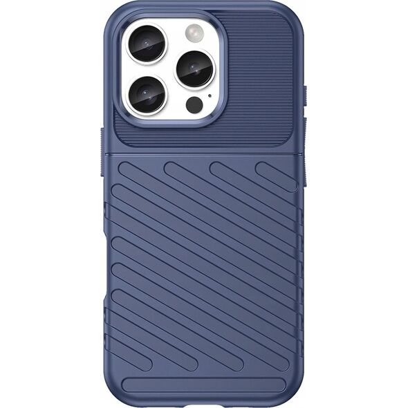 Hurtel Etui silikonowe Thunder Case do iPhone 16 Pro - niebieskie 14295402 5907769364877