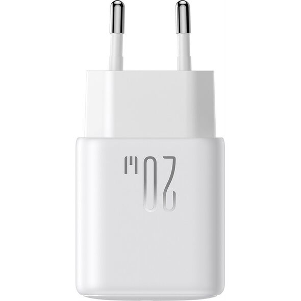 Ładowarka Joyroom Ładowarka Joyroom JR-TCF20 sieciowa USB-C PD 20W - biała + kabel USB-C / USB-C 1m 14295462 6956116723118