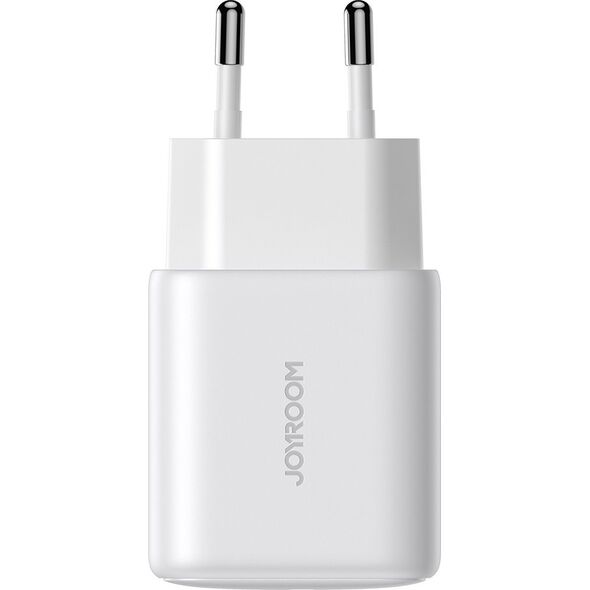Ładowarka Joyroom Ładowarka Joyroom JR-TCF20 sieciowa USB-C PD 20W - biała + kabel USB-C / USB-C 1m 14295462 6956116723118