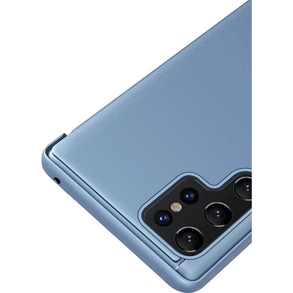 Hurtel Etui Clear View Case do Samsung S24 z klapką - niebieskie 14295475 9145576284131