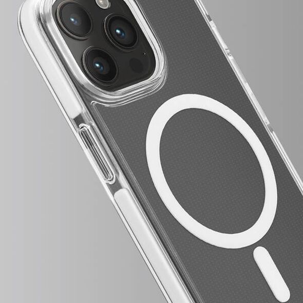 Puro Etui silikonowe Puro Lite Mag Pro MagSafe do iPhone 15 Pro Max - przezroczyste 14295863 8018417455698