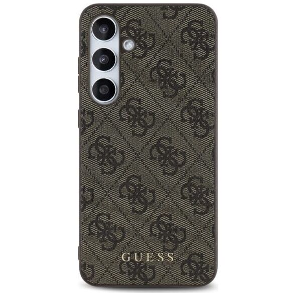 Guess Guess GUHCS24FEG4GFBR S24 FE S721 brown/brown hardcase 4G Metal Gold Logo 14389823 3666339386368