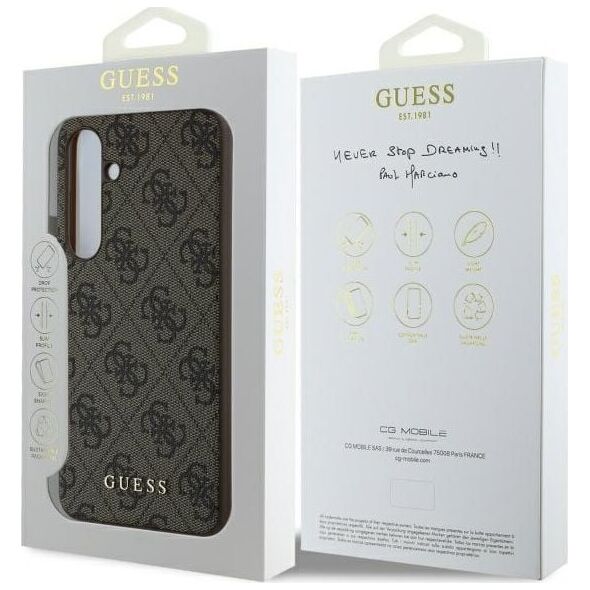 Guess Guess GUHCS24FEGF4GBR S24 FE S721 brown/brown hardcase 4G Charms Collection 14389829 3666339386382