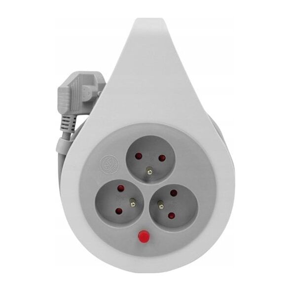 Plastrol Przedłużacz zwijany 10m 3x1mm2 16A z bezpiecznikiem termicznym 14394648 5902273426479