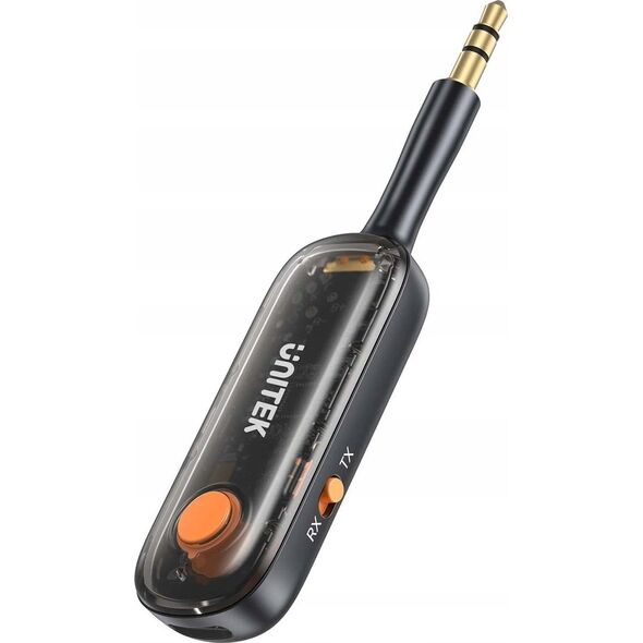 Adapter bluetooth Unitek UNITEK 2w1 Adapter Bluetooth 5.3 nadajnik/odbiornik audio zasięg 10m czarny 14394678 4894160054883