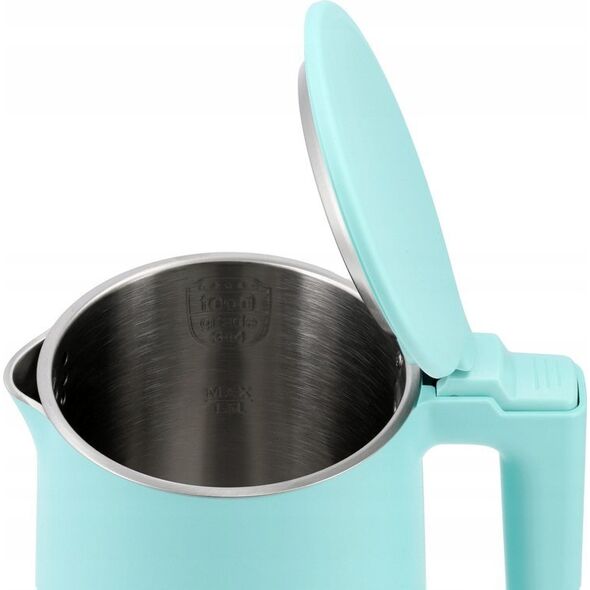 LUND ELECTRIC KETTLE 1.5L TURQUOISE COOL TOUCH 14399008 5906083107481