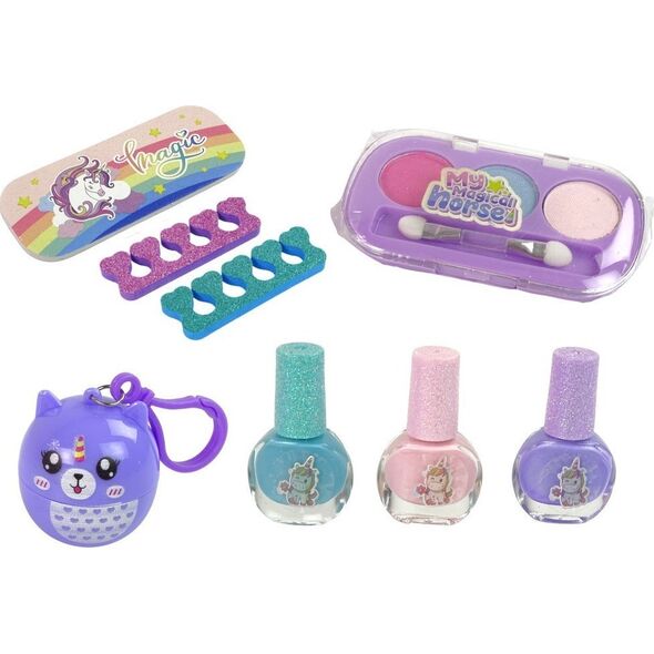 LeanToys Zestaw Do Stylizacji Paznokci Piękności Błyszczyk Brelok Kotek LEAN Toys 14399736 5905214972189