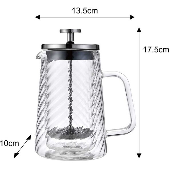 Klausberg ZAPARZACZ TŁOKOWY DO KAWY/HERBATY TERMICZNY 350ml KLAUSBERG KB-7762 14400008 5908287277625