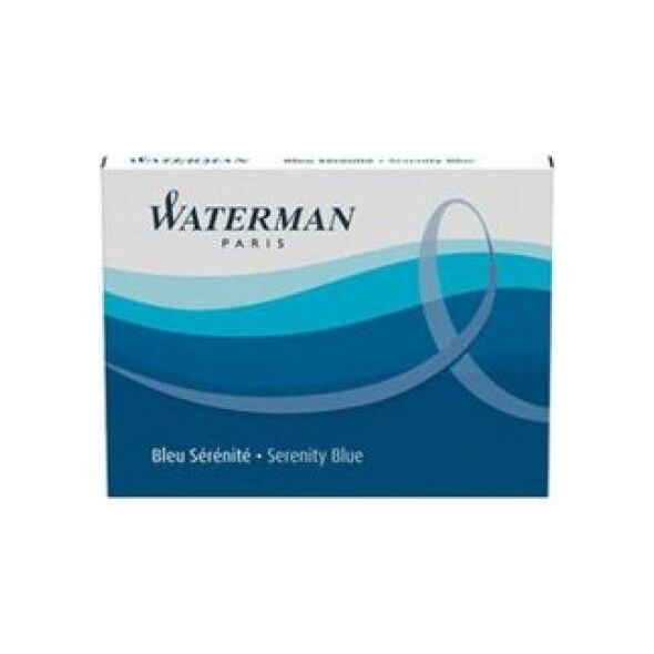 Waterman Naboje do piĂłr dĹ‚ugie niebieskie