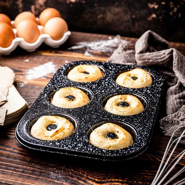 GRANITOWA FORMA DO PIECZENIA 6 PĄCZKÓW DONUT KLAUSBERG KB-7840 14400077 5908287278400