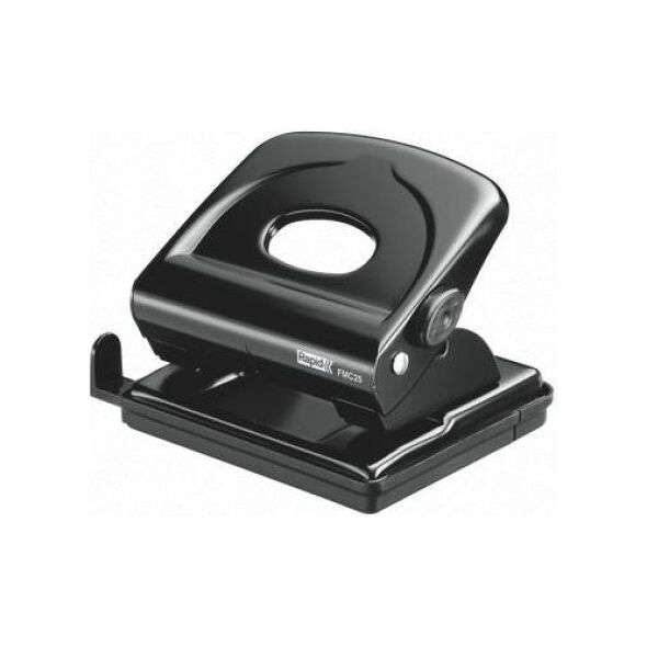 Dziurkacz Rapid 25 kartek Czarny (10K362A)