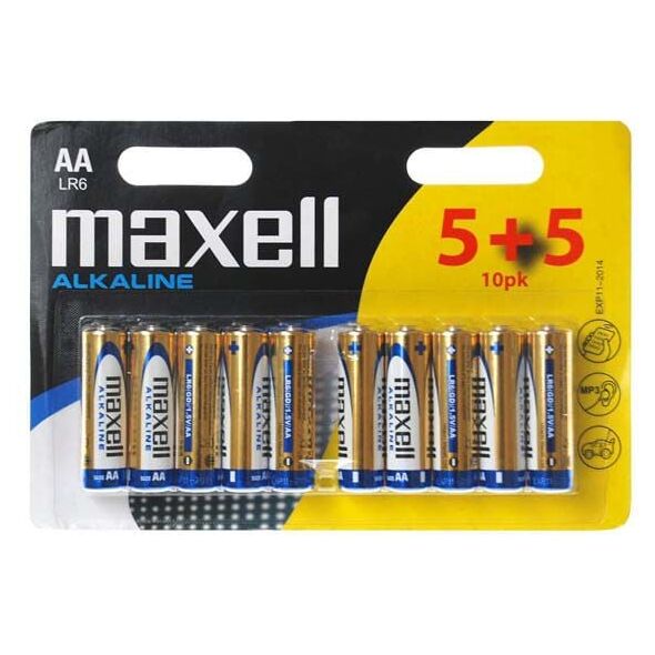Maxell Bateria AA / R6 10 szt.