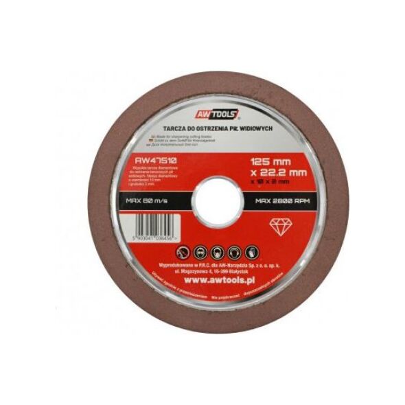 AWTools tarcza do ostrzenia pił widiowych 125mm (AW47510)