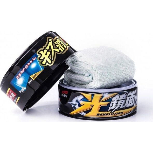 Soft99 Soft99 New Scratch Clear Wax Dark wosk czyszcząco nabłyszczający do ciemnych lakierów 200g uniwersalny