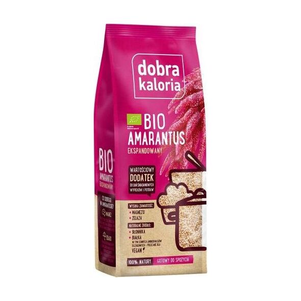 Dobra Kaloria AMARANTUS EKSPANDOWANY BIO 120 g - DOBRA KALORIA