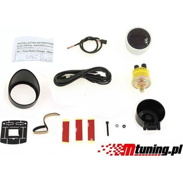 DRacing Zegar DEPO Dual 52mm Oil Press