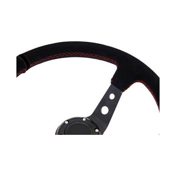 MTuning Kierownica Pro 350mm offset:80mm Zamsz Black