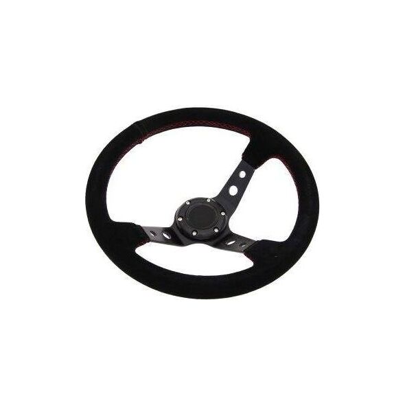 MTuning Kierownica Pro 350mm offset:80mm Zamsz Black