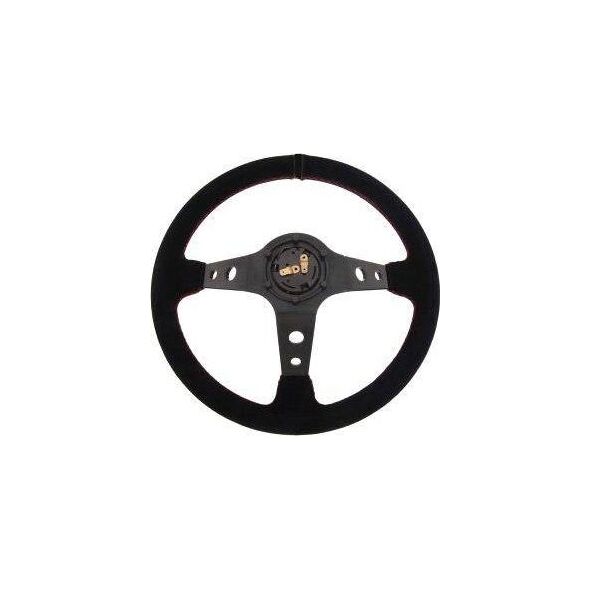 MTuning Kierownica Pro 350mm offset:80mm Zamsz Black