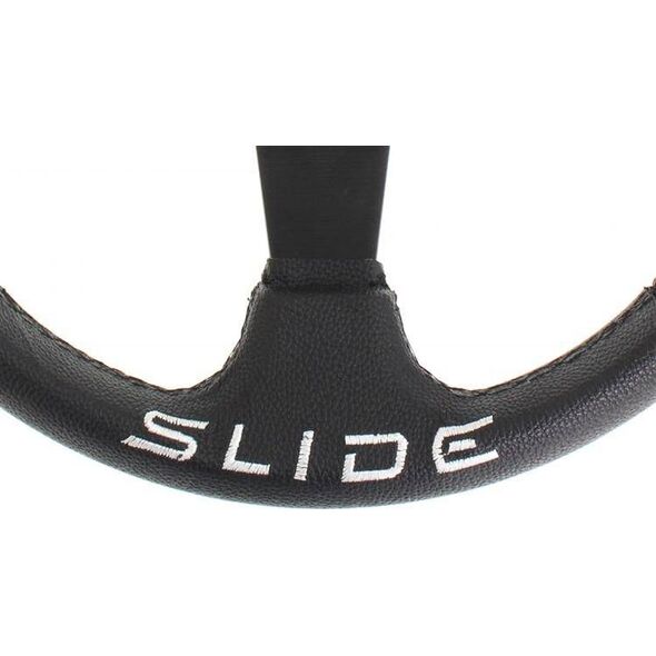 SLIDE_F Kierownica SLIDE 320mm offset:0mm Skóra Black