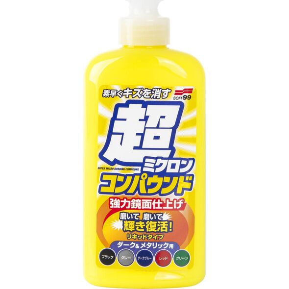 Soft99 Micro Liquid Compound Dark, Cleaner, 250 ml