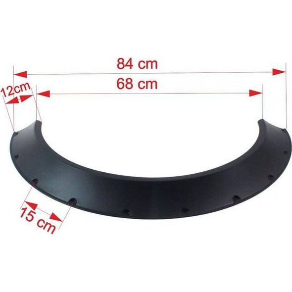 MTuning_F Poszerzenia nadkoli Uniwersalne Czarne 840mm