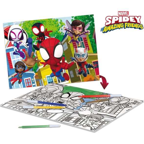 Lisciani LISCIANI MARVEL PUZZLE DF PLUS 24 SPIDEY - THIS IS A TEAM!. 13048617 8008324099665